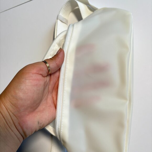 American Eagle White Semi Transparent Fanny Pack Waist Bag - Picture 3 of 7